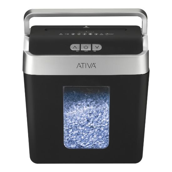 Picture of Ativa 8-Sheet Micro-Cut Lift-Off Shredder With Handle, OMM83B