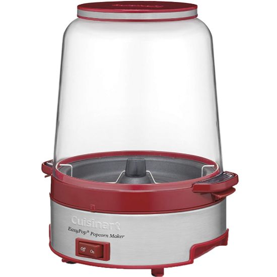 Picture of Cuisinart 16-Cup Popcorn Maker, 14-1/4inH x 10-3/4inW x 10-3/4inD, Red/Silver