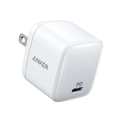 Picture of Anker PowerPort Atom PD 1 - Power adapter - AC 100/240 V - 30 Watt - white - with Powerline II Cable