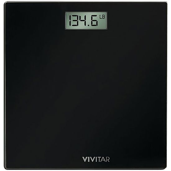 Picture of VIVITAR BodyPro 99597018M Digital Scale, 2inH x 13-1/4inW x 13-1/8inD, Black