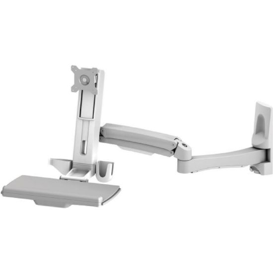 Picture of Amer Mounting Arm for Monitor, Keyboard, Mouse - TAA Compliant - 1 Display(s) Supported - 24in Screen Support - 23.15 lb Load Capacity - 75 x 75, 100 x 100