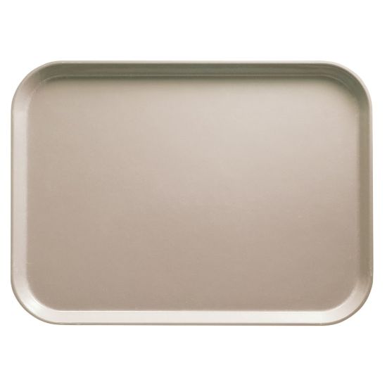 Picture of Cambro Camtray Rectangular Serving Trays, 14in x 18in, Taupe, Pack Of 12 Trays