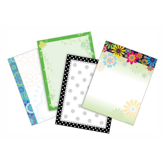 Picture of Barker Creek Paper Set, 8 1/2in x 11in, Peaceful Thoughts, Pack Of 200 Sheets