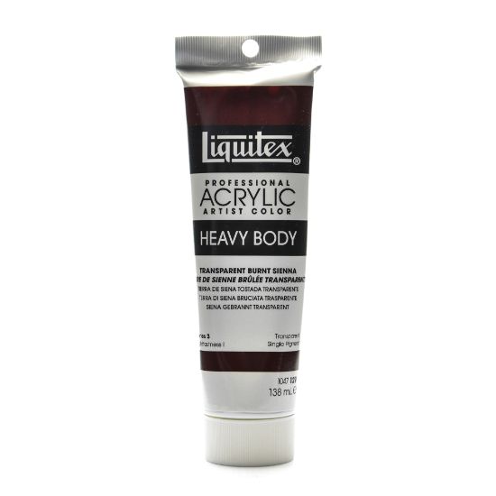 Picture of Liquitex Heavy Body Professional Artist Acrylic Colors, 4.65 Oz, Transparent Burnt Sienna