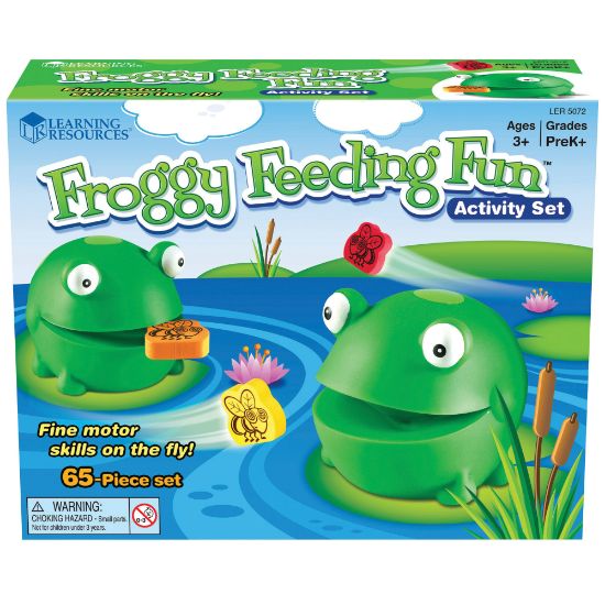 Picture of Learning Resources Froggy Feeding Fun Set, Pre-K - Grade 3