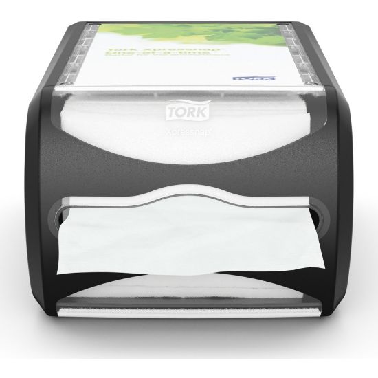 Picture of Tork Xpressnap Counter Napkin Dispenser Black N4 - Tork Xpressnap Counter Napkin Dispenser Black N4, Versatile Design, Signature Range, 5.7in x 7.5in x 12.1in , 6432000