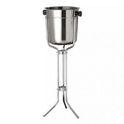 Picture of American Metalcraft Stainless Steel Champagne Bucket With Stand, 8-Quart, Silver