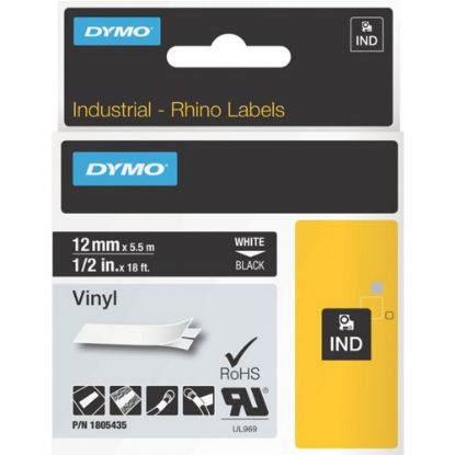 Picture of DYMO White on Black Color Coded Label, LJ7445