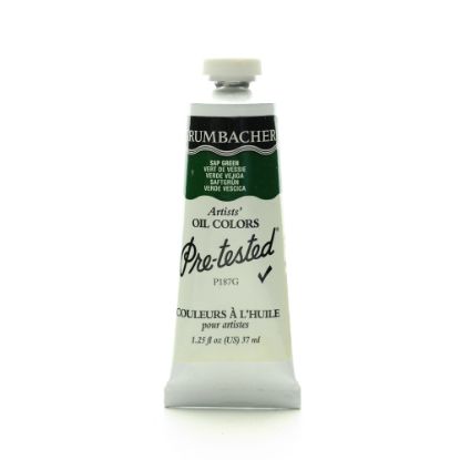 Picture of Grumbacher P187 Pre-Tested Artists Oil Colors, 1.25 Oz, Sap Green, Pack Of 2