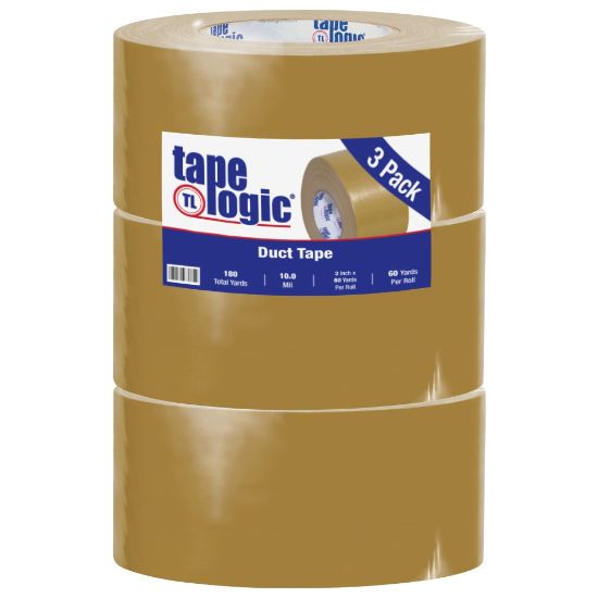 Picture of Tape Logic Color Duct Tape, 3in Core, 3in x 180ft, Beige, Case Of 3