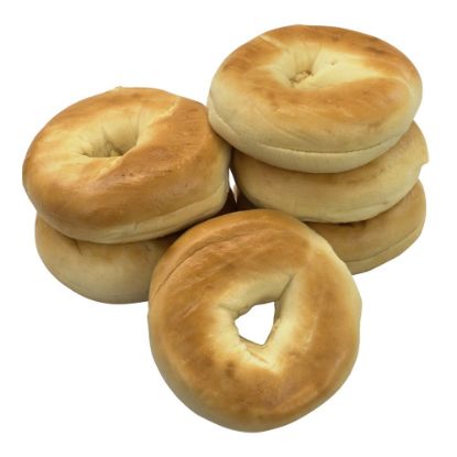 Picture of National Brand Fresh Plain Bagels, Pack Of 6