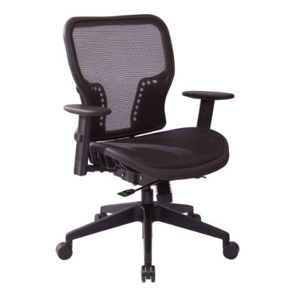 Picture of Office Star Space Seating Air Grid Executive Mid-Back Chair, Black