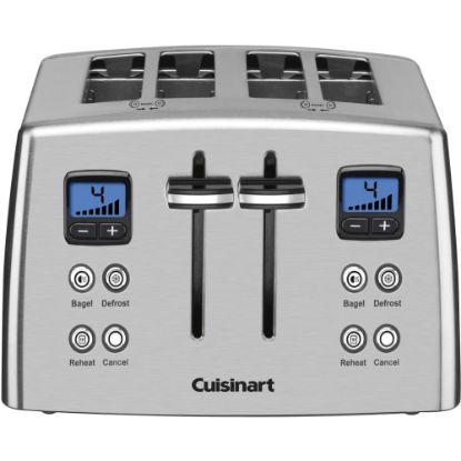 Picture of Cuisinart Compact 4-Slice Wide-Slot Toaster, Silver