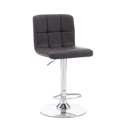 Picture of Powell Caelan Bar Stool, Chocolate/Chrome