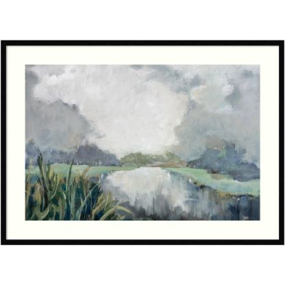 Picture of Amanti Art River Passage by Mary Parker Buckley Wood Framed Wall Art Print, 43inW x 31inH, Black