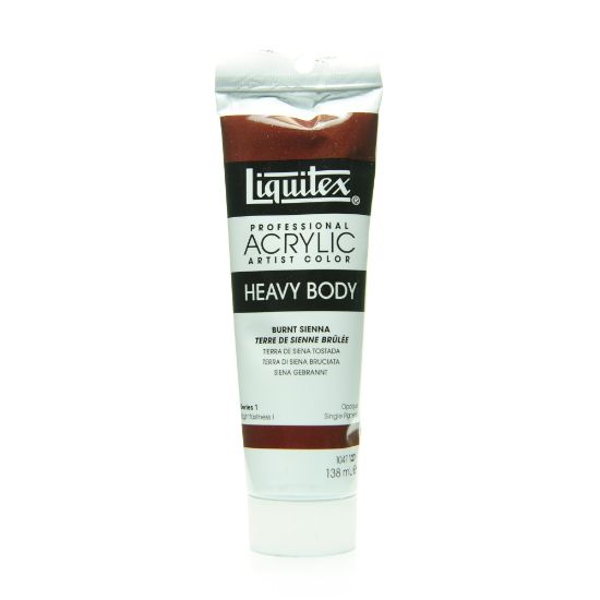 Picture of Liquitex Heavy Body Professional Artist Acrylic Colors, 4.65 Oz, Burnt Sienna, Pack Of 2