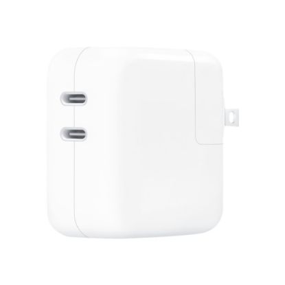 Picture of Apple 35W Dual USB-C Port Power Adapter - Power adapter - 35 Watt - output connectors: 2