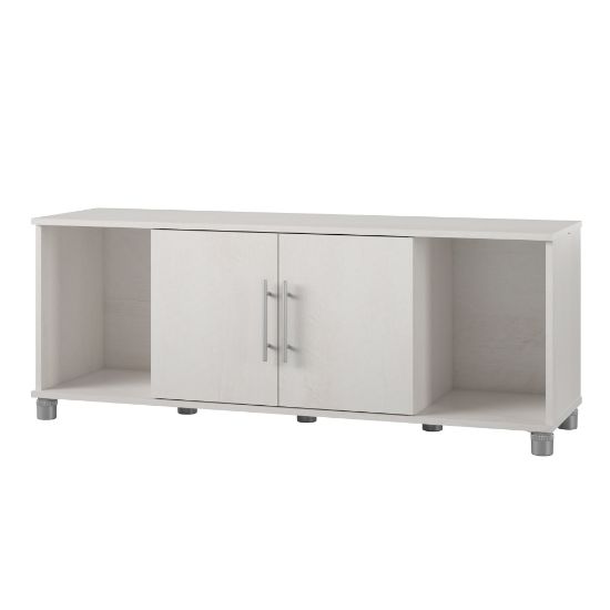 Picture of Ameriwood Home Camberly Shoe Storage Bench, 20-1/2inH x 53-5/8inW x 15-7/16inD, Ivory