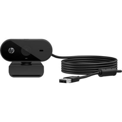 Picture of HP 325 Webcam - USB Type A - 1920 x 1080 Video - 66 deg. Angle - Microphone - Notebook, Monitor