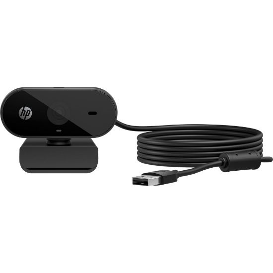 Picture of HP 325 Webcam - USB Type A - 1920 x 1080 Video - 66 deg. Angle - Microphone - Notebook, Monitor