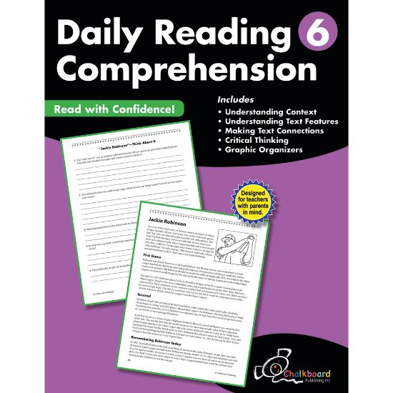 Picture of Creative Teaching Press Daily Reading Comprehension Workbook, Grade 6