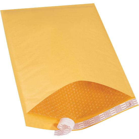 Picture of Partners Brand Kraft EZ Open Tear-Tab Bubble Mailers, #7, 14 1/2in x 20in, Pack Of 25