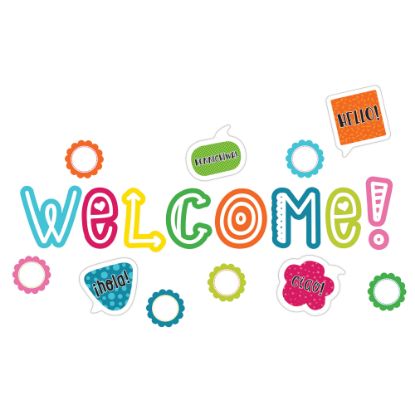 Picture of Carson-Dellosa School Pop Welcome Mini Bulletin Board Set, Multicolor, Grades K-5