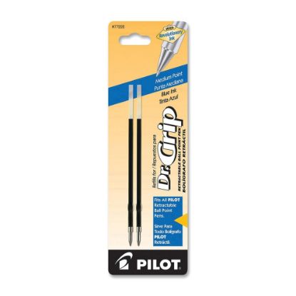 Picture of Pilot Ballpoint Pen Refills, Fits Dr. Grip & All Pilot Retractable Ballpoint Pens, Medium Point, 1.0 mm, Blue, Pack Of 2