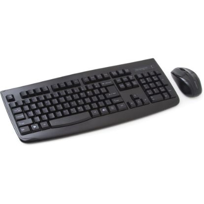 Picture of Kensington Pro Fit Wireless Keyboard & Mouse, Straight Full Size Keyboard, Black, Ambidextrous Laser Mouse, K72324US