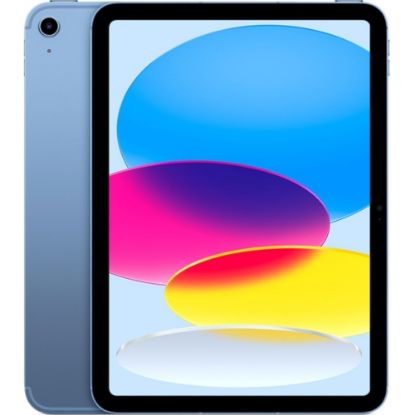 Picture of Apple iPad A2757 Tablet, 10.9in Touch Screen, 64GB Storage, iPadOS 16, 5G, Blue