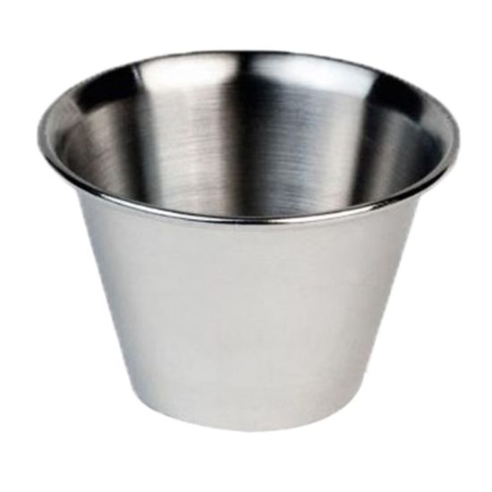 Picture of Vollrath Stainless-Steel Sauce Cup, 3 Oz, Case Of 12 Cups