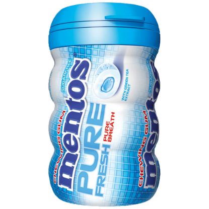 Picture of Mentos Pure Fresh Mint Gum Bottles, 4.5 Oz, Pack Of 6