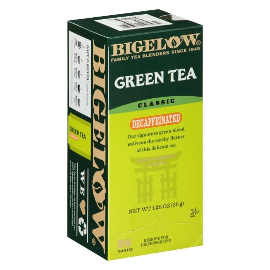 Picture of Bigelow Decaffeinated Green Tea Bags, Box Of 28