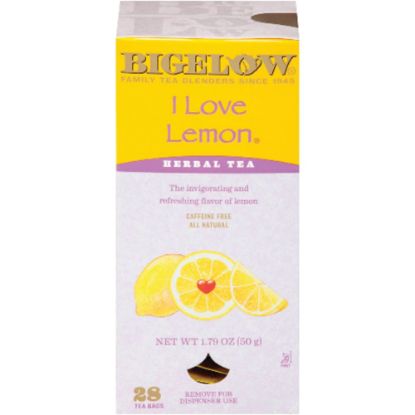 Picture of Bigelow I Love Lemon Tea Bags, Box Of 28