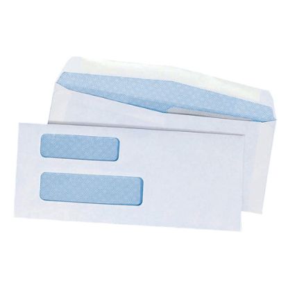 Picture of Quality Park #9 Envelopes, Double Window, Security, Gummed Flap, Box Of 500