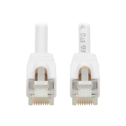 Picture of Tripp Lite N262AB-014-WH Cat.6A S/FTP Network Cable - 14 ft  - 10 Gbit/s - Shielding - Gold Plated Contact - CMX - 26 AWG - White