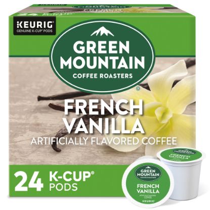 Picture of Green Mountain Coffee Single-Serve Coffee K-Cup Pods, French Vanilla, Carton Of 24