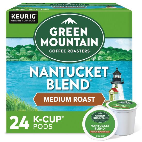 Picture of Green Mountain Coffee Single-Serve Coffee K-Cup Pods, Nantucket Blend, Carton Of 24