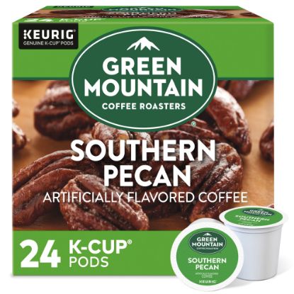 Picture of Green Mountain Coffee Single-Serve Coffee K-Cup Pods, Southern Pecan, Carton Of 24