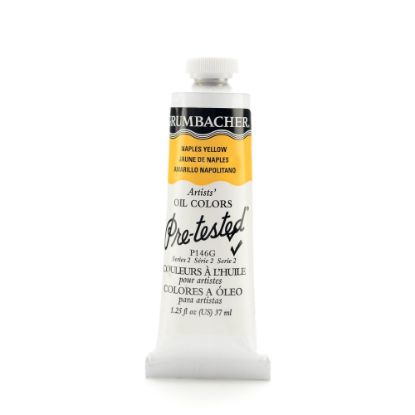 Picture of Grumbacher P146 Pre-Tested Artists Oil Colors, 1.25 Oz, Naples Yellow Hue, Pack Of 2