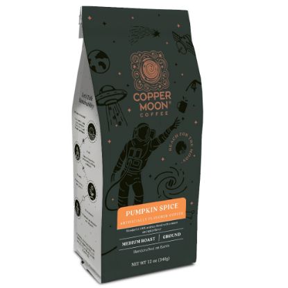 Picture of Copper Moon Coffee Ground Coffee, Pumpkin Spice, 12 Oz Per Bag