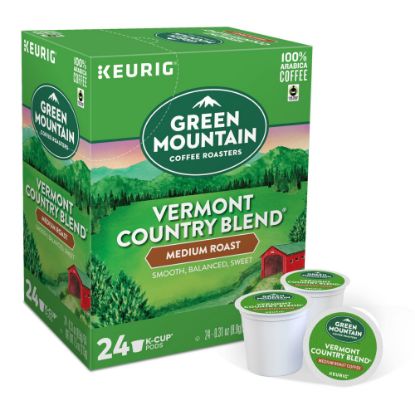 Picture of Green Mountain Coffee Single-Serve Coffee K-Cup Pods, Vermont Country Blend, Carton Of 24