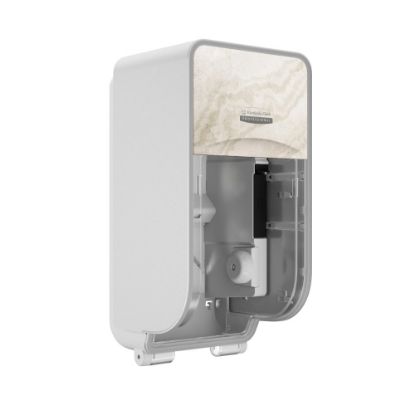 Picture of Kimberly-Clark Professional ICON Coreless Standard 2-Roll Toilet Paper Dispenser With Faceplate, Vertical, Warm Marble