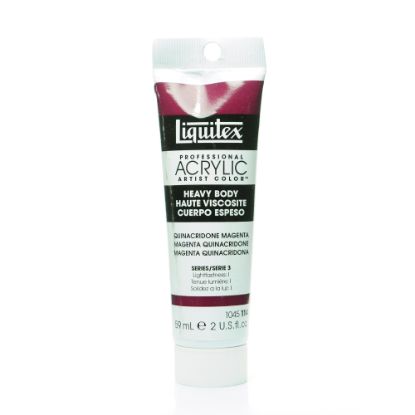 Picture of Liquitex Heavy Body Professional Artist Acrylic Colors, 2 Oz, Quinacridone Magenta, Pack Of 2