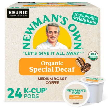 Picture of Newmans Own Organics Special Blend Single-Serve Coffee K-Cup Pods, Decaffeinated, Carton Of 24