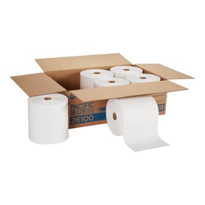 Picture of Pacific Blue Select by GP PRO 1-Ply Paper Towels, 1000ft Per Roll, Pack Of 6 Rolls