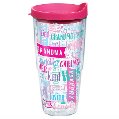 Picture of Tervis Definition of Grandma Tumbler With Lid, 24 Oz, Clear