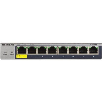 Picture of Netgear 8-Port Gigabit Smart Managed Pro Switch, GS108T-300NAS