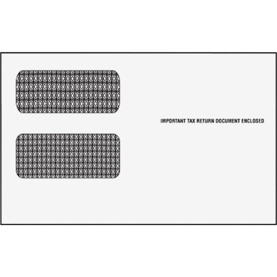 Picture of Adams 1098/1099 Tax Form Envelopes - Document - 5 5/8in Width x 9in Length - Gummed - 500 / Carton - White