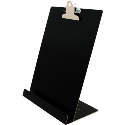 Picture of Saunders Document/Tablet Holder Stand - 12.3in x 9.5in x 5in - Aluminum - 1 Each - Black